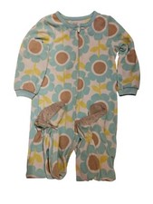 Carters Full Zip One Pc Footed Pajamas - Size 3T
