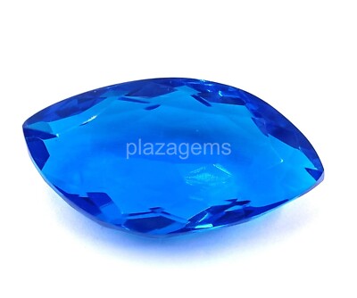 Lab Created 132.09Ct EGL Marquise Cut Transparent Sky-Blue Topaz Loose Gems 5JJC