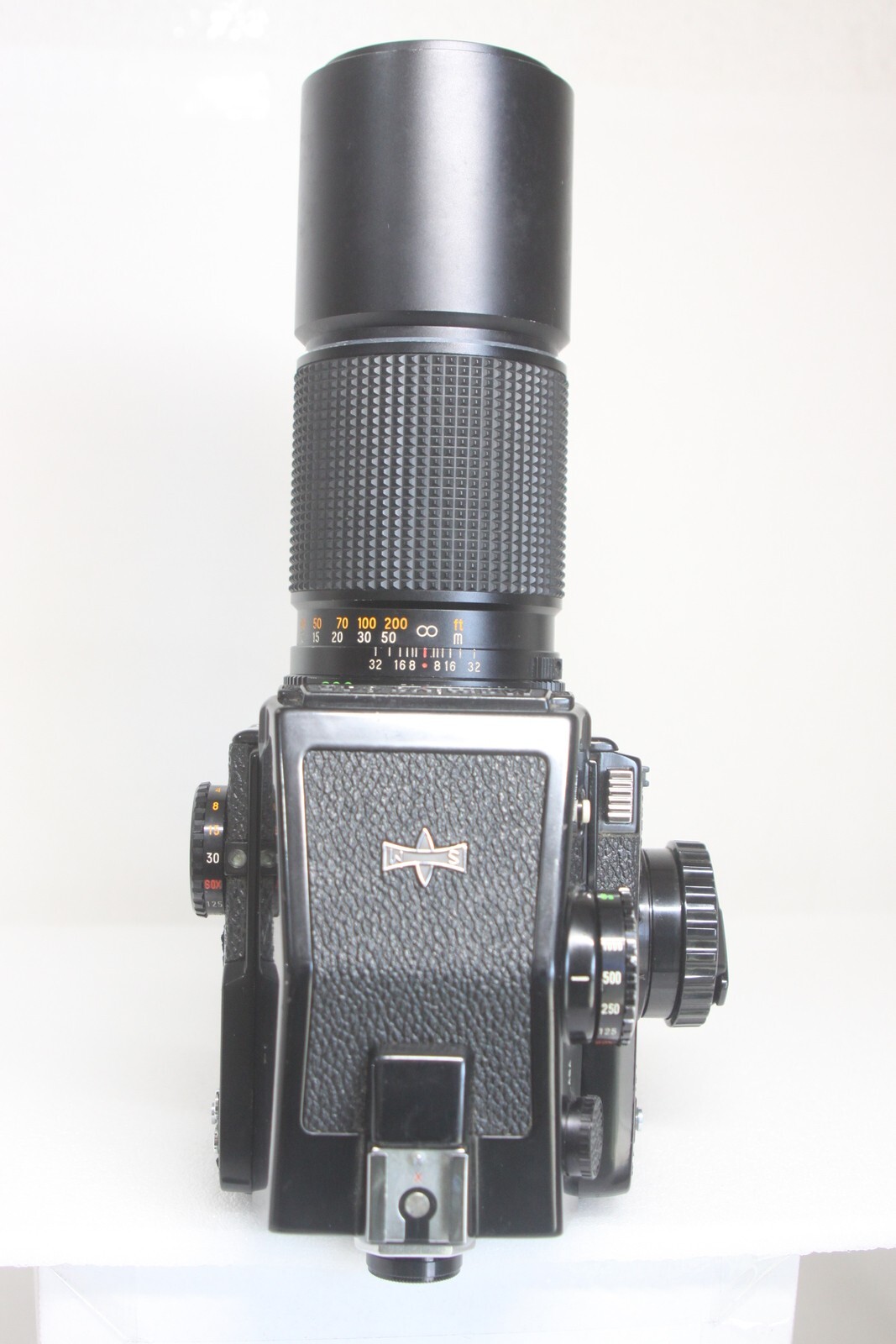 Mamiya M645 analoge Mittelformatkamera PD-Finder Sekor C 300 mm  Objektiv