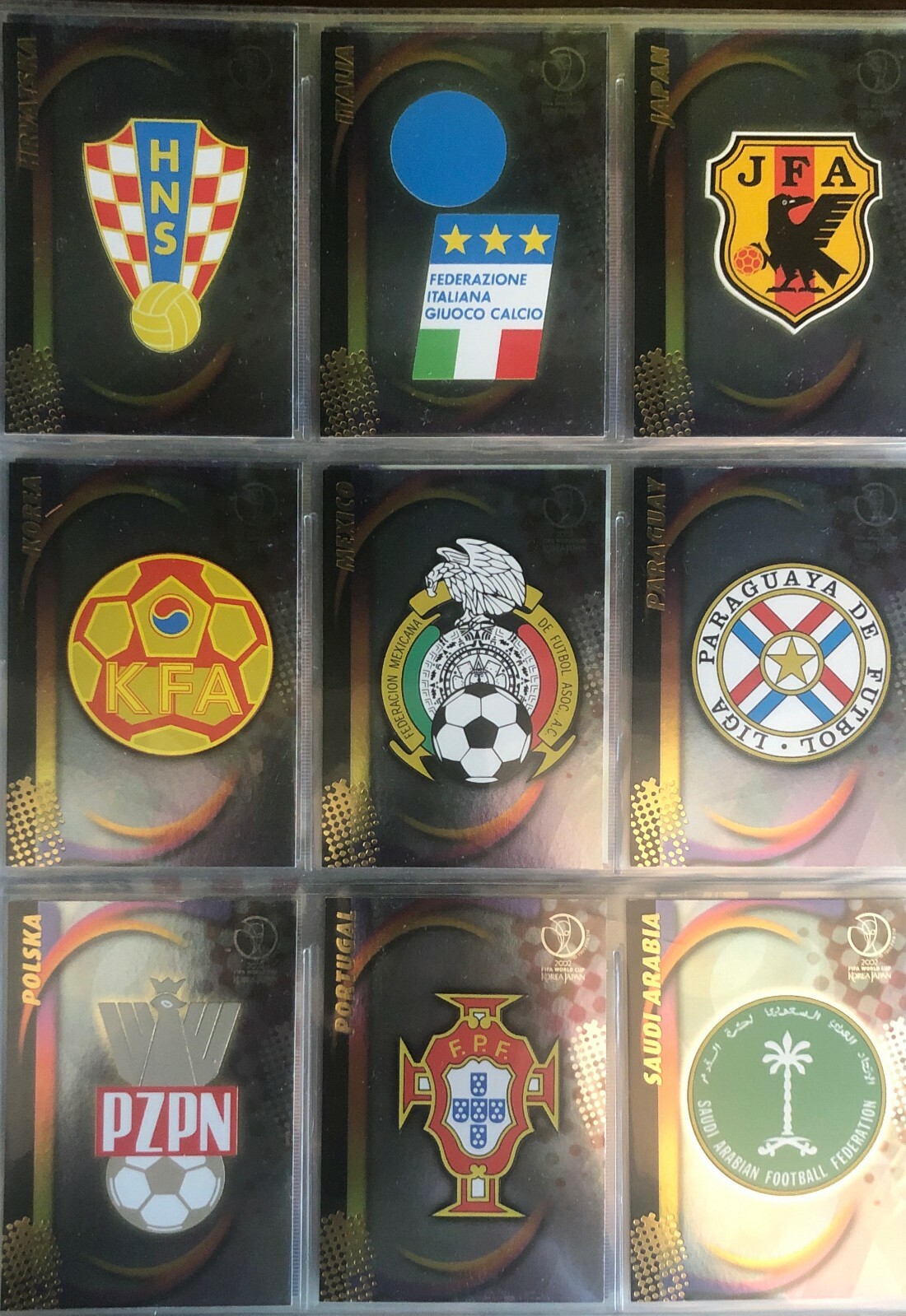 Panini 2002 FIFA World Cup Soccer Cards