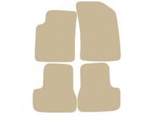 Beige Fußmatten Velour für Citroen DS3 2008-2016 Autoteppiche, 14xRand