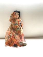 Vintage Indian Doll in Traditional Sari Clothes Bendable 7.5  