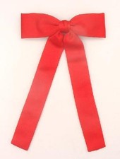 Red Western Cowboy Kentucky Colonel Bow Tie Clip-On Square Dance Made In The USA