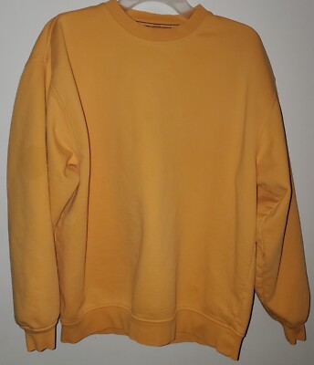 Hugo Boss Golf Mens Size Large Orange Long Sleeve Sweatshirt Great  Condition!