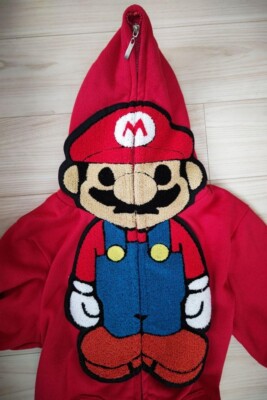 Abasing Ape Baby Milo x Mario Collaboration Hoodie 160cm used F/S