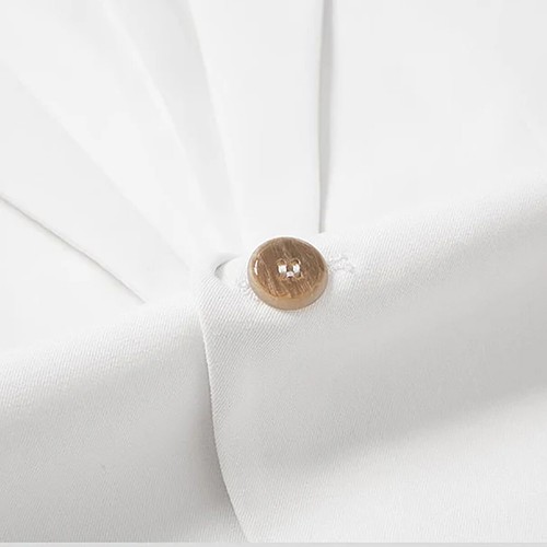 Traje de boda para hombre 3 piezas cuello de encaje negocios ocio una fila - Imagen 3 de 18