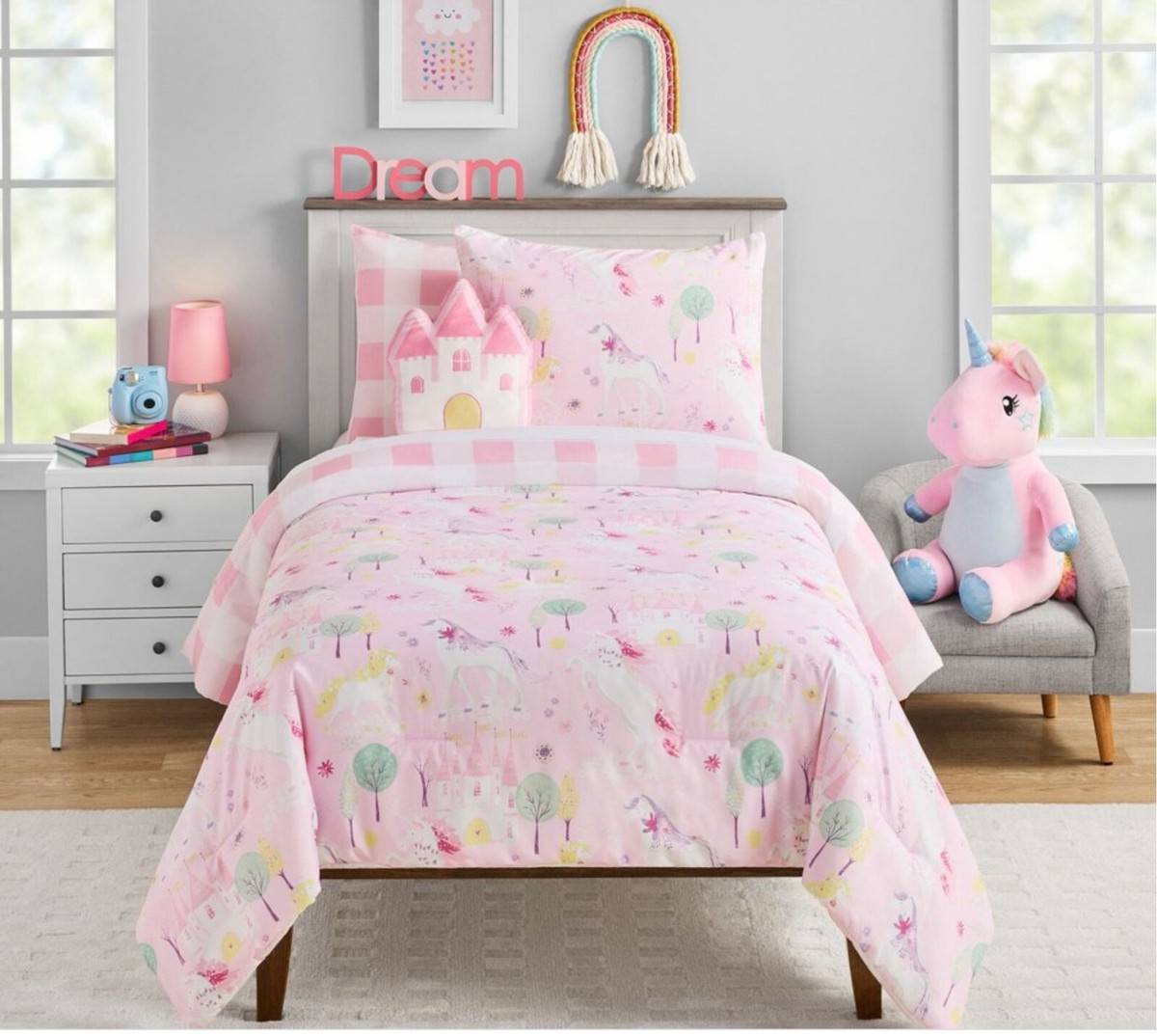 Member's Mark Kids' 4-Piece Reversible Comforter Set, Twin/Full, Assorted  Styles