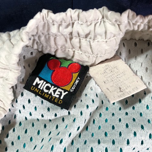 Vintage Mickey Unlimited Badehose Herren Medium MADE IN USA gefütterte Taschen - Bild 8 von 10