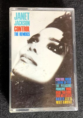 Janet Jackson   Control - The Remixes, UK Cassette