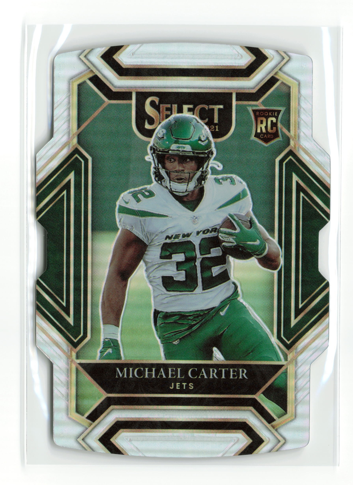 MICHAEL CARTER #271 RC 2021 PANINI SELECT JETS SILVER