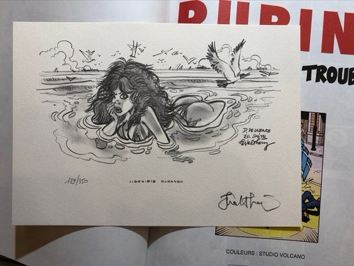WALTHÉRY RUBINE T.1 LES MÉMOIRES TROUBLES EO+EX-LIBRIS 350 ex. n°tés/signés 1993