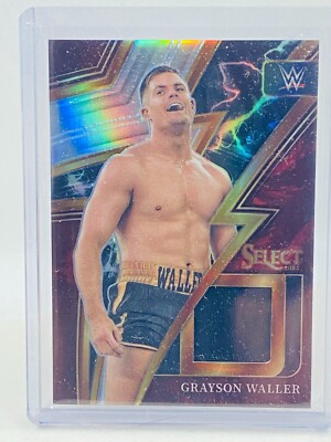 2023 Panini Select WWE Grayson Waller Sparks Silver #SP-GWL