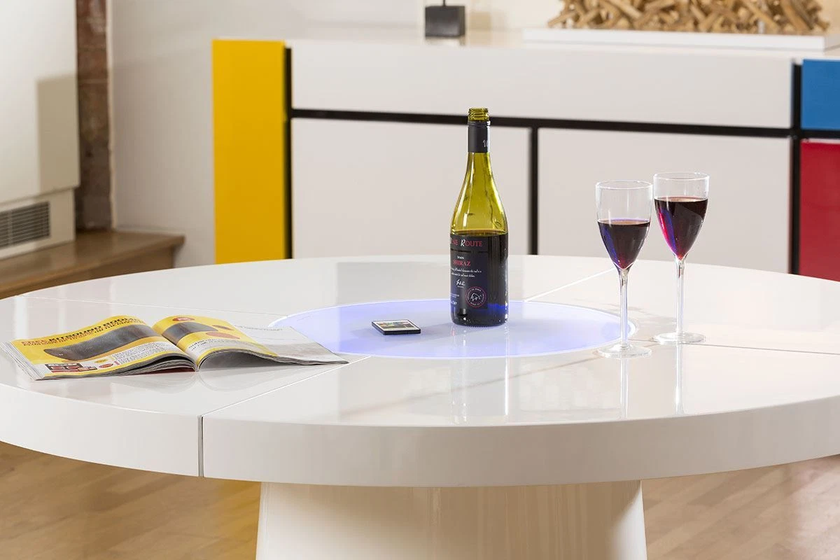 Large round table with lazy susan outlet