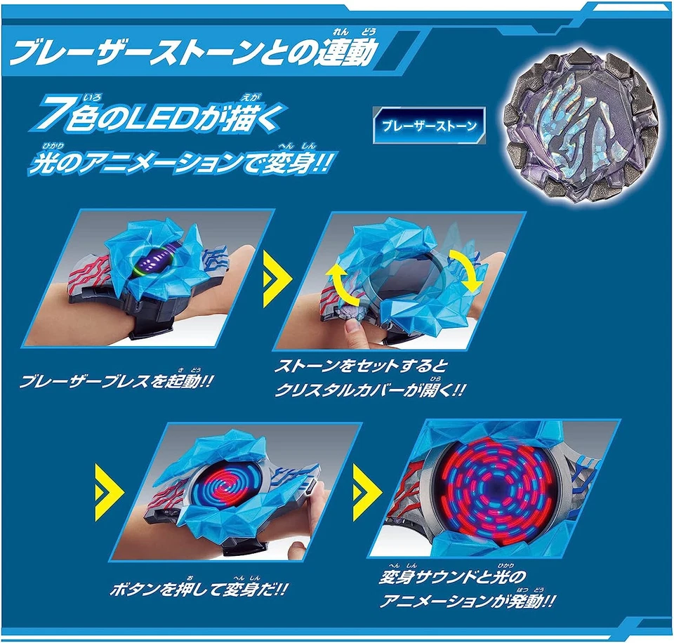 BANDAI ULTRAMAN BLAZAR DX BLAZAR BRACE 手镯 最强 Narikiri 套装 — 第 4/4 张图片