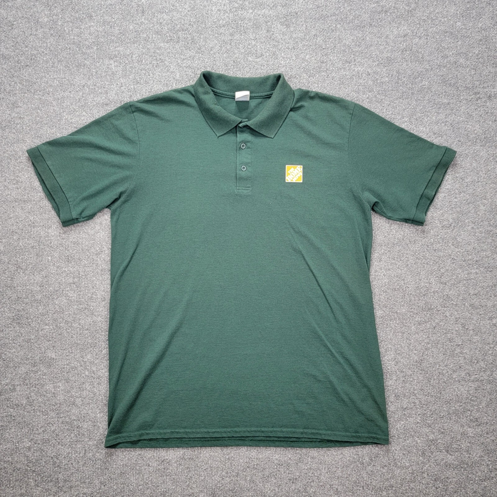 Home Depot Mens Polo Shirt Employee Uniform Work Wear… Gem
