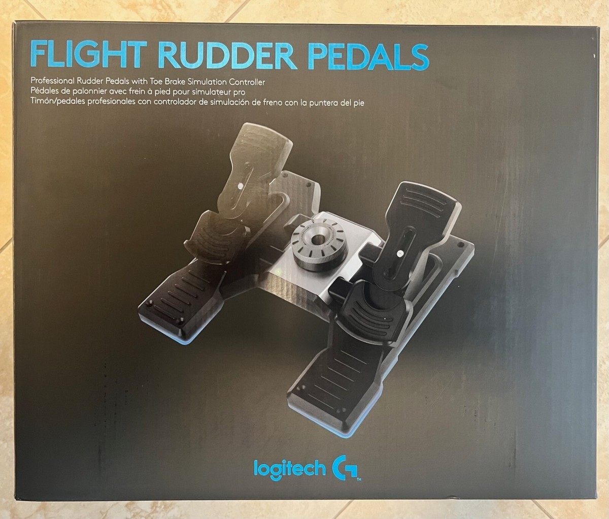 Logitech G Pro Flight Rudder Pedals 945-000024 Saitek