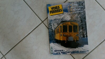 special VOITS OCM-magazine VOIES FERREES-N°141-January 2004-train magazine!