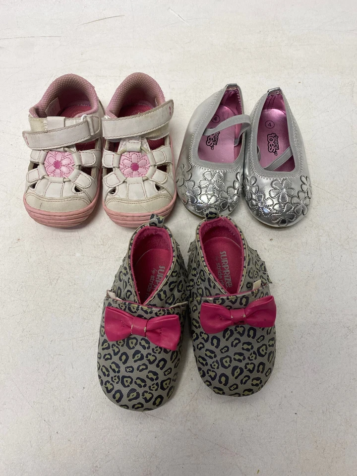 Niñas Niños Pequeños Zapatos Talla US 4 Lote Paquete 8 Pares Botas New Balance Nuevo Gato y Jack Foto 4 de 4