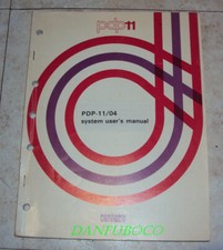 DEC PDP 11 / 04 System User Manual. Used good shape.. very Vintage, lots of info