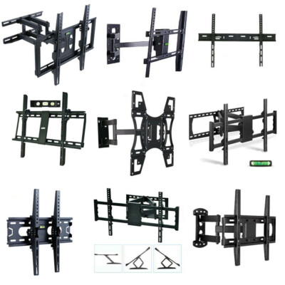 Swivel Full Motion TV Wall Mount Bracket 32 40 47 55 70 75'' LED LCD Flat Screen