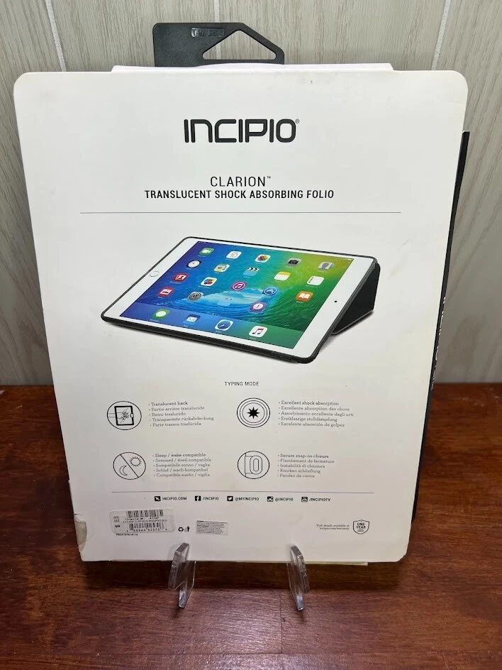 Incipio Faraday Folio Carrying Case iPad Pro - Black. Magnetic Closure - Image 2 of 2