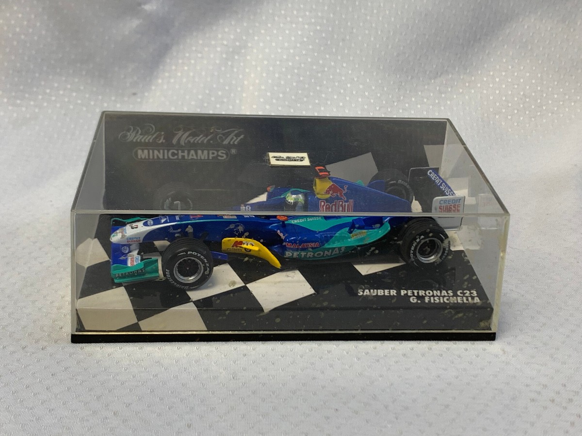Minichamps Sauber Petronas C23 G. Fisichella Racecar 1:43 Minichamps Sauber Petronas C23 G. Fisichella Racecar 1:43