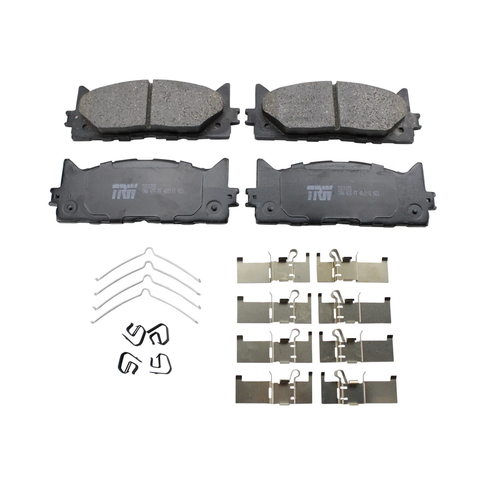 Juego de pastillas de freno delanteras de cerámica TRW Pro para Lexus ES300h ES350 Toyota Avalon Camry Foto 2 de 4