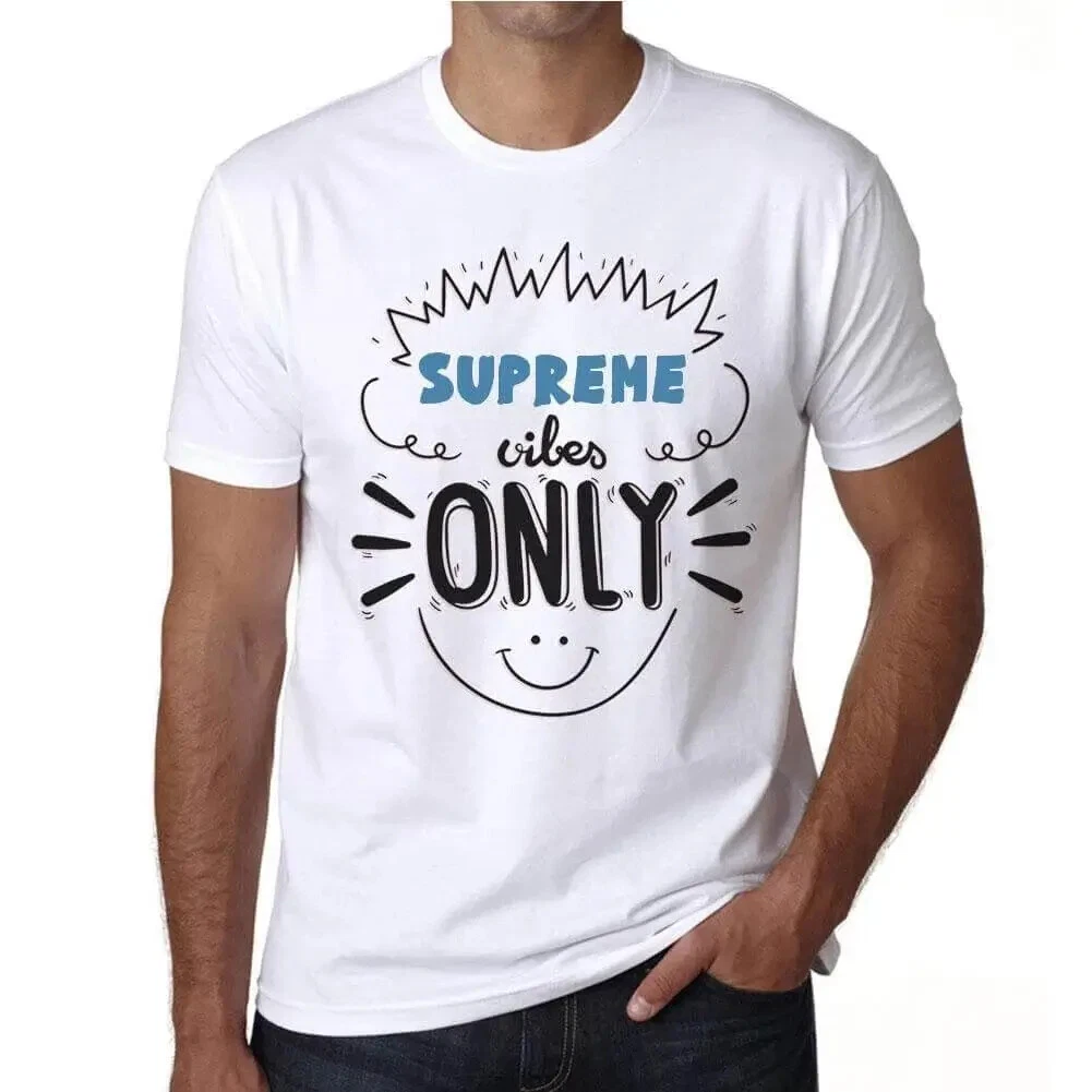 T shirt graphique homme Supreme Vibes uniquement écologique édition limitée