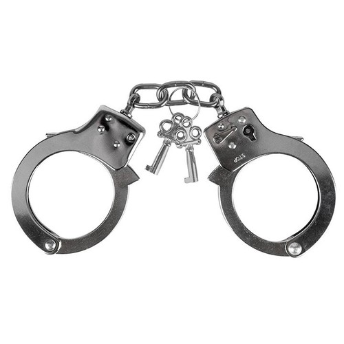 ESPOSAS ESTÁNDAR VÍBORA LLAVE DE ACERO POLICÍA MILITAR OFICIAL DE PRISIÓN GUARDIA DE SEGURIDAD - Imagen 2 de 8