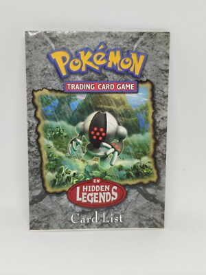 POKMON CARD LIST EX HIDDEN LEGENDS {ENG} | eBay UK