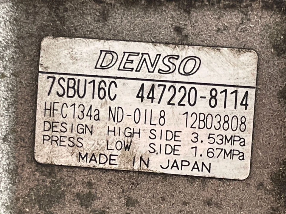 BMW 540i 2001 aire acondicionado compresor bomba polea E39 OEM 64526910460 Foto 2 de 4