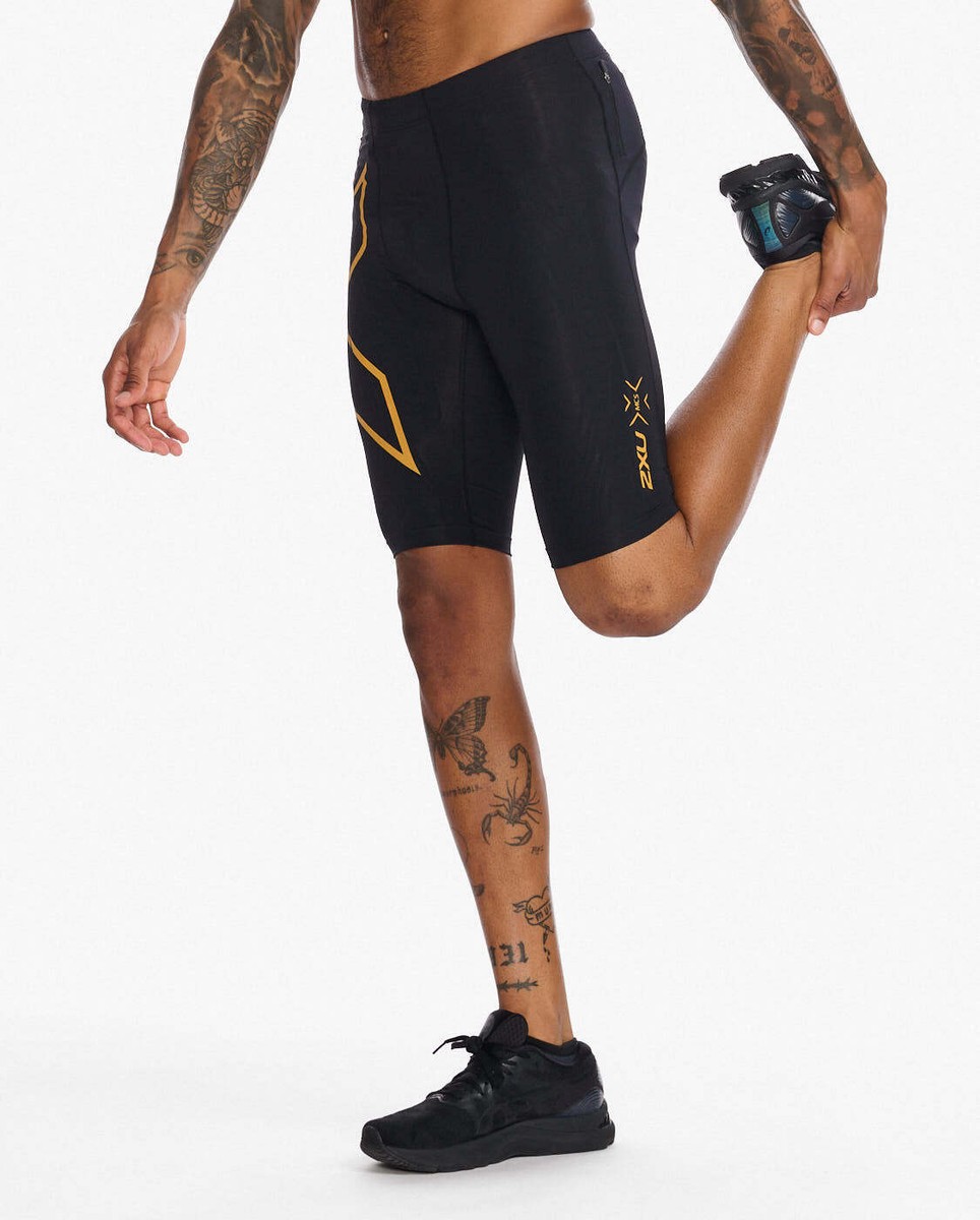 New 2XU Men Light Speed Compression Shorts Running Performance