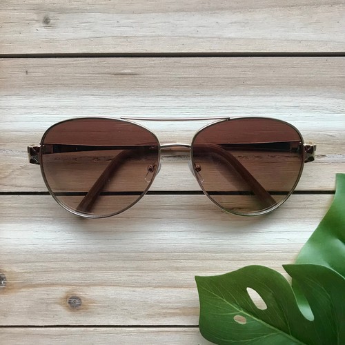 Women's Art Deco Aviator Sunglasses with UV 400 Lens - Picture 23 of 25