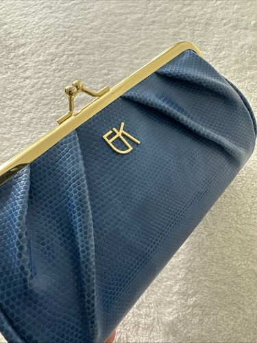 Emmanuelle Khanh Tasche blau gebraucht guter Zustand