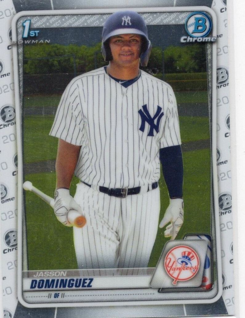 JASSON DOMINGUEZ 2020 1ST BOWMAN 1ST EDITION LOGO RC # BFE-8