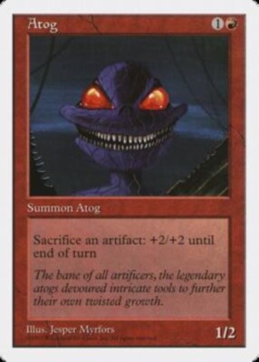 mtg atog cards Atogatog (ZHS) - Foil Atogatog gets +X/+X until end of turn Atogatog | Odyssey | Card