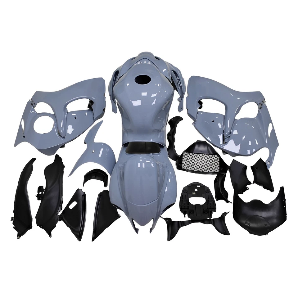 ABS Fairings Grey Plastics for GSXR1300R Hayabusa 2008 - 2020 Suzuki Bodywork Foto 2 de 4
