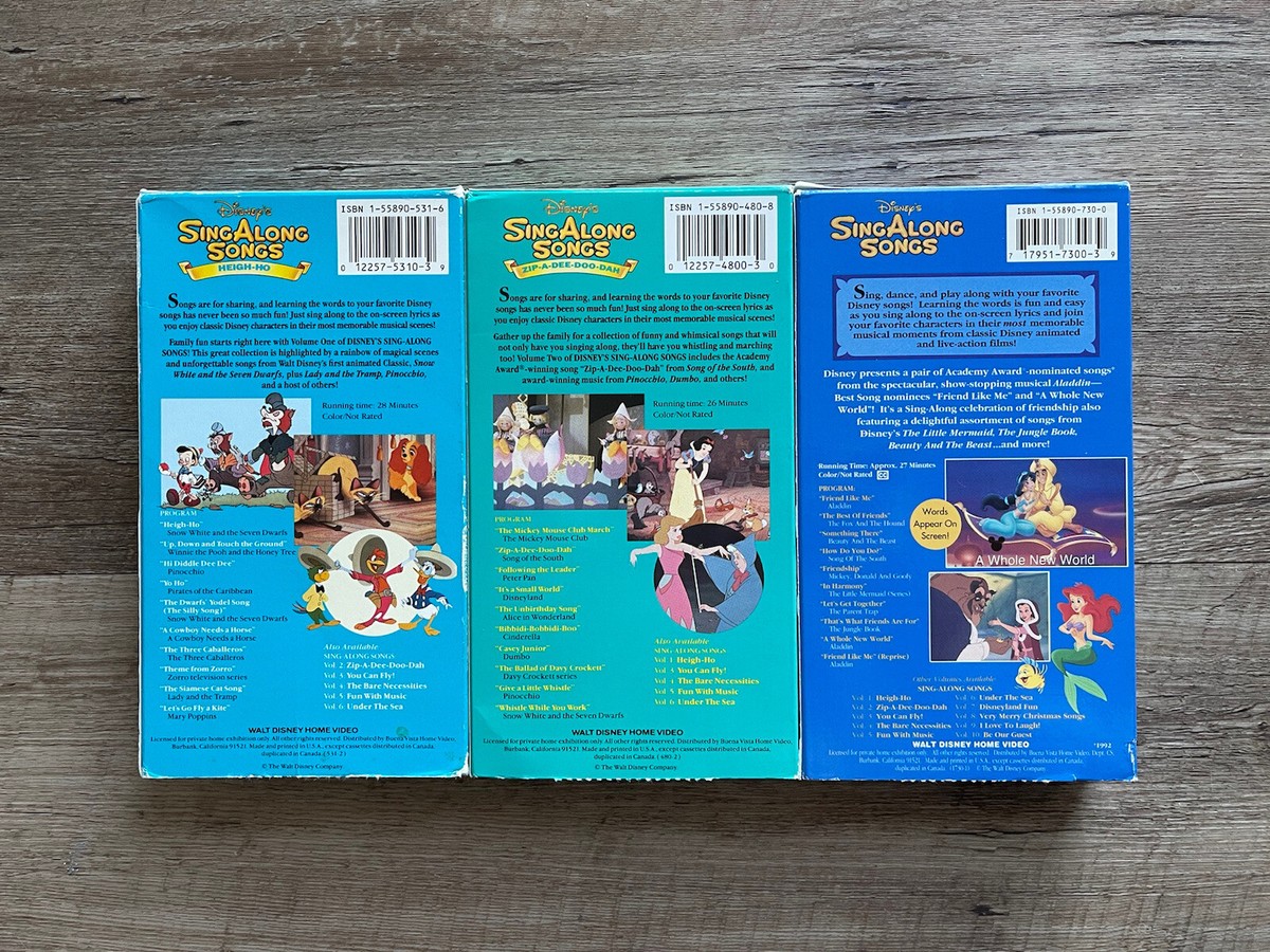 Disney's Sing Along 全巻セット Disney's Sing Along! CDセット 1-4 計8枚 - メルカリ