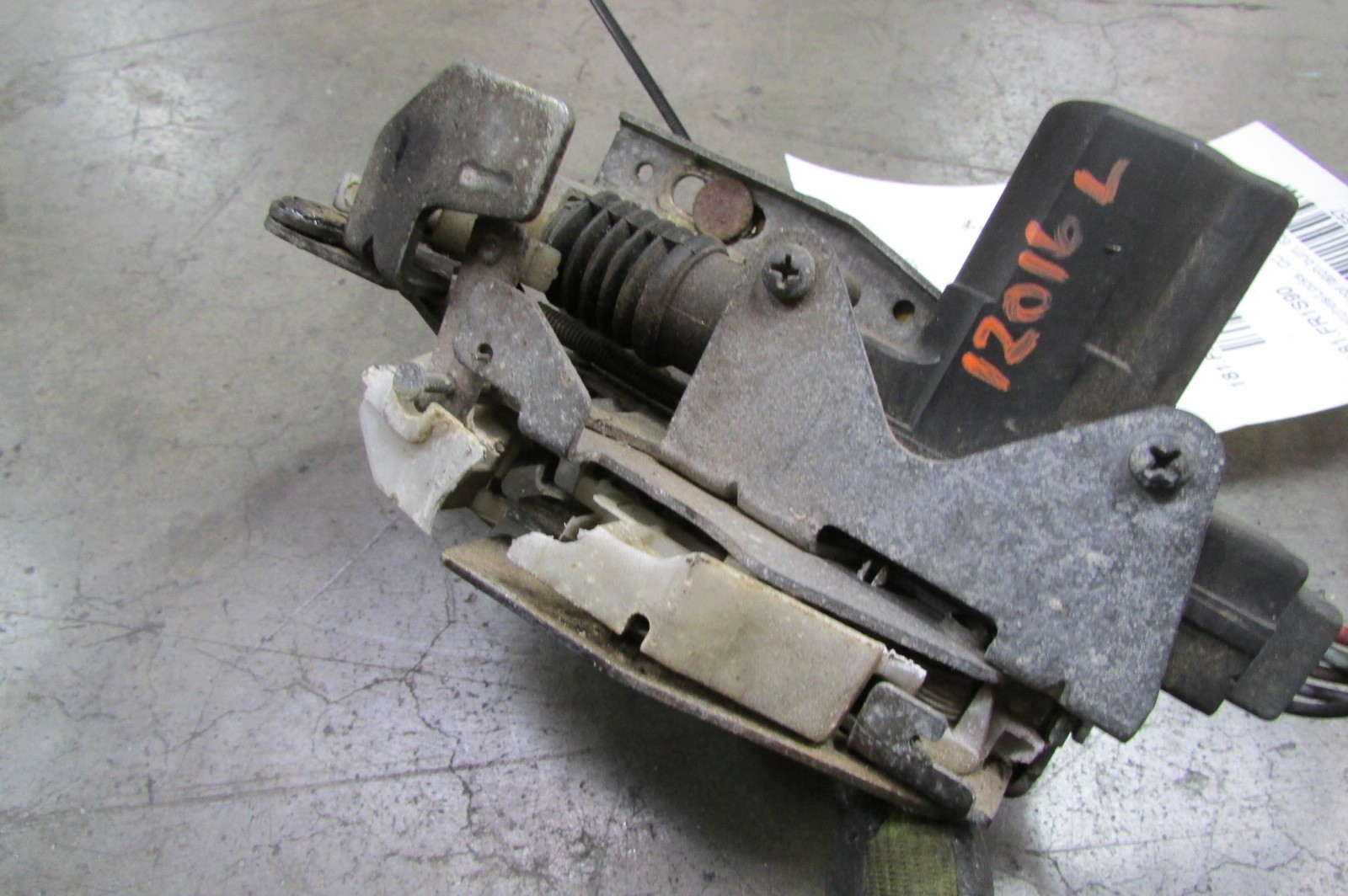Ferrari 348 Targa LH, Left Door Lock Latch, Burned, P/N 62109400
