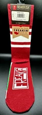 Freaker Feet Socks Crimson USA Men's 4-13 Women's 6-14 Football Sports Jock Itch