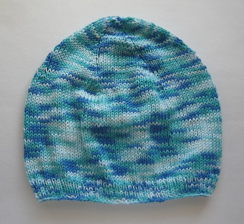 blue melange womens summer/spring hat 