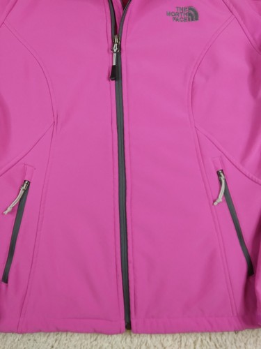 The North Face Women's Pink Soft Shell Zip Jacket Hiking Outdoor Medium - Picture 3 of 12