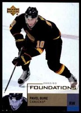 2002-03 UPPER DECK FOUNDATIONS PAVEL BURE VANCOUVER CANUCKS #95