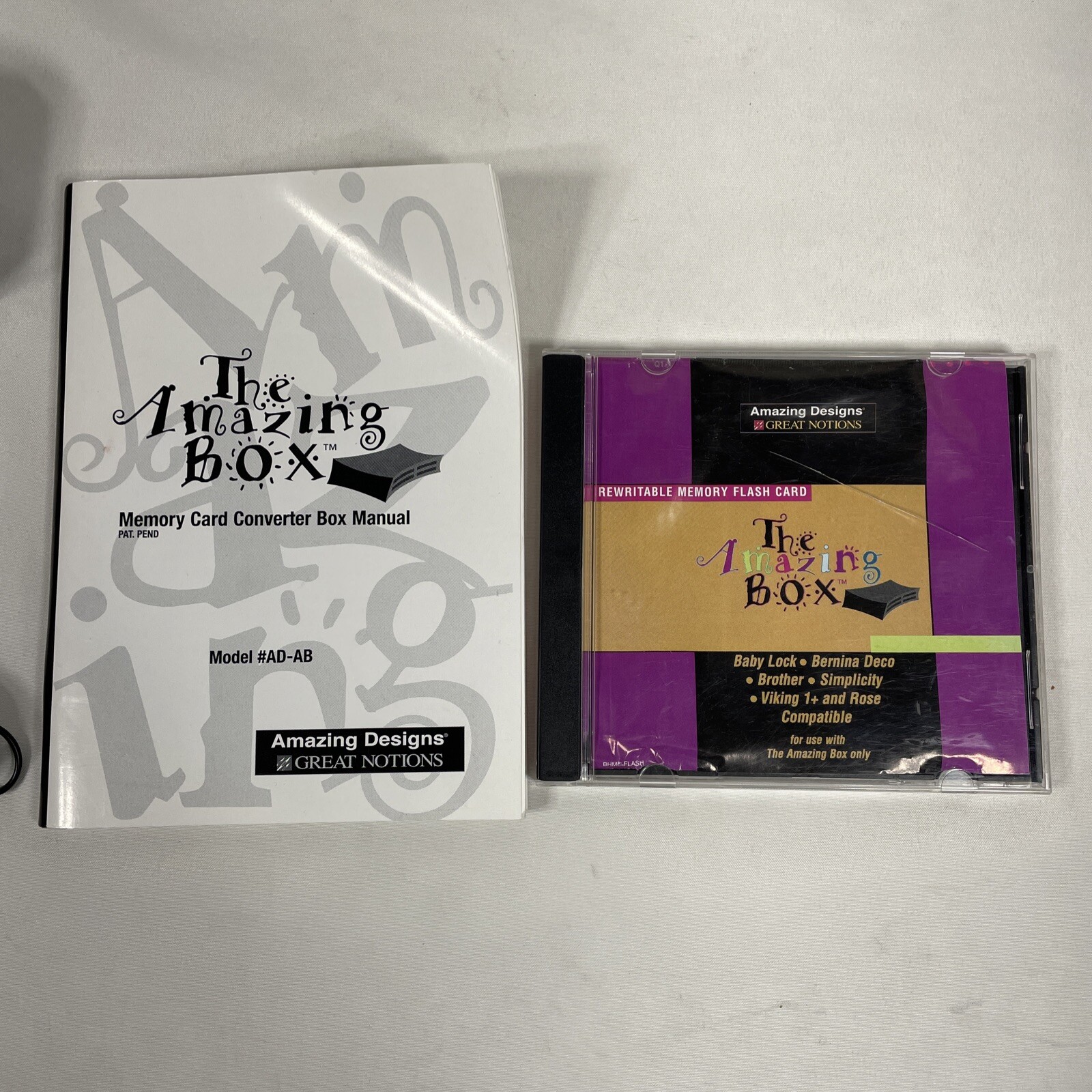 THE AMAZING BOX Designs Embroidery Conversion Box Memory Card Reader