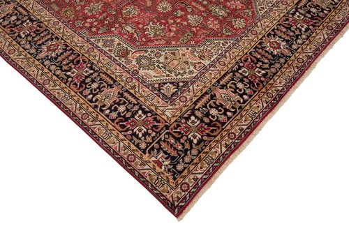 Tabriz Handgeknüpfter Perserteppich 293x196 cm-Fine,Orient,Carpet,Rug,Rot - Bild 10 von 15