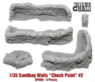 1/35 Sandbag Walls (Check Point #2) - Value Gear Details DP009