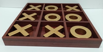 Buy Wood Tic Tac Toe - Coffee Table Puzzle (5x5) Living Room Game