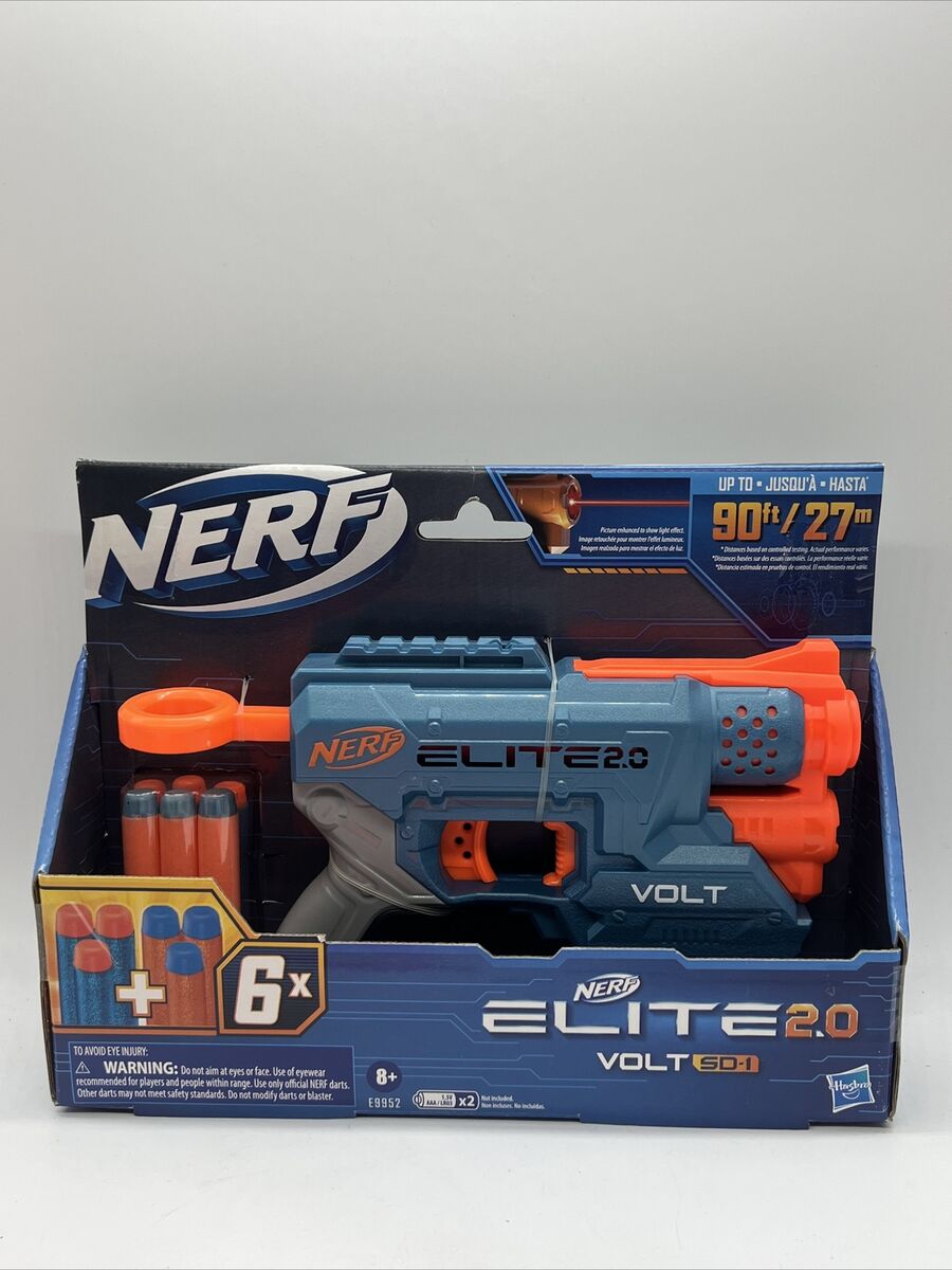 Nerf Elite 2.0 Volt SD-1, Includes 6 Official Nerf Elite Darts