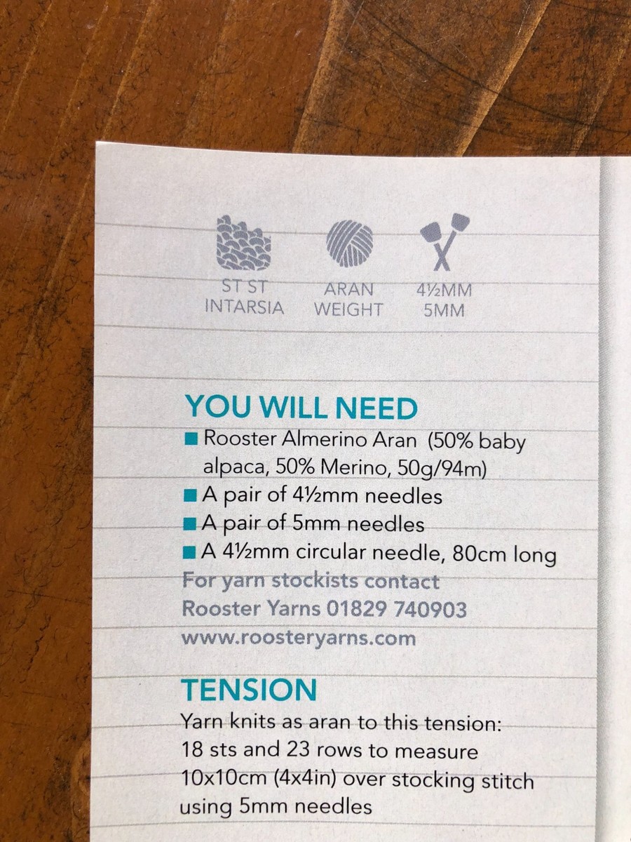 Sian Brown knitting pattern ladies aran diamond pattern colour