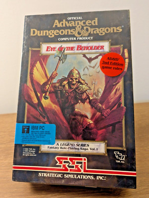 Eye of the Beholder AD&D FACTORY SEALED IBM PC 5.25'' PC SSI TSR